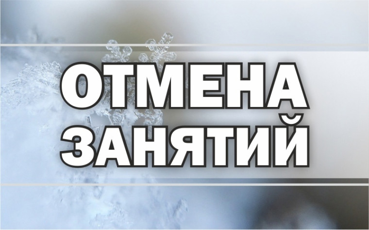 Отмена занятий в школе.